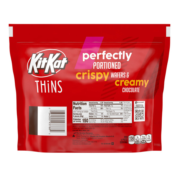 Kẹo Socola Thanh Nhỏ Kit Kat Crisp Wafers Milk Chocolate Thins – Gói 7.37 Oz