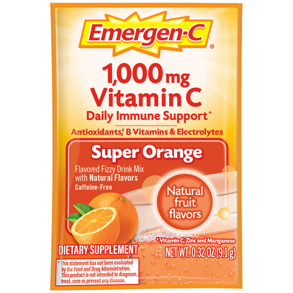 Bột Hòa tan Bổ sung Vitamin C & khoáng chất Emergen-C Variety Pack –  Hộp 90 gói