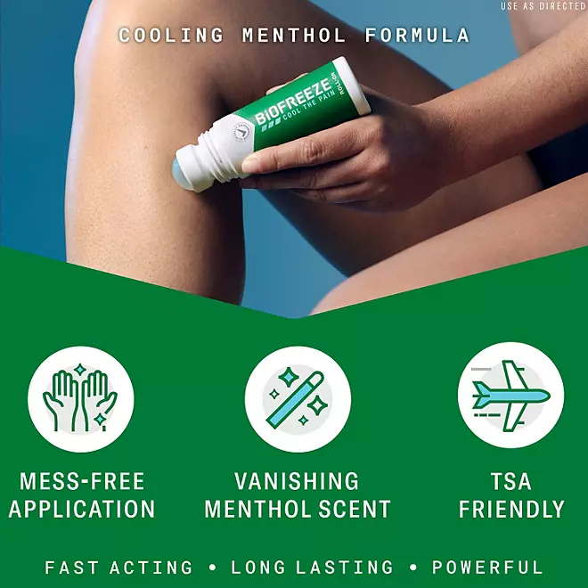 Gel Lăn Hỗ Trợ Giảm Đau Cơ & Xương Khớp Biofreeze Cold Therapy – 2 Chai X 89ml