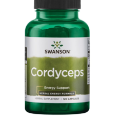 Viên Uống Đông Trùng Hạ Thảo Swanson Cordyceps Mushroom Mycelia Extract 600mg – Hộp 120 Viên