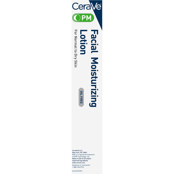 Kem Dưỡng Da Ban Đêm CeraVe Facial Moisturizing Lotion PM Oil-Free – Chai 3 Oz