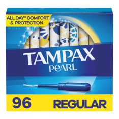 Tampax Pearl Regular Tampons Không Mùi - Hộp 96 Miếng