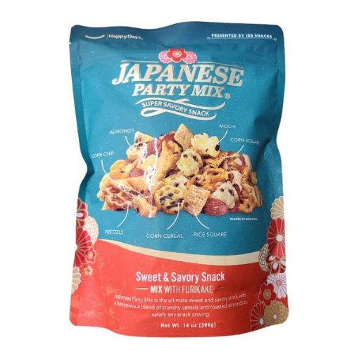 Túi Snack Hỗn Hợp Kiểu Nhật 180 SNACKS Japanese Party Mix – Túi 14 Oz