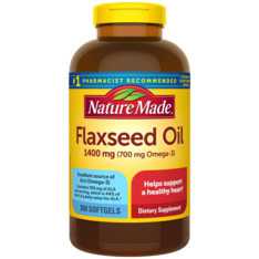 Viên Uống Dầu Hạt Lanh Omega 3-6-9 Nature Made Flaxseed Oil 1400 mg – Hộp 300 Viên