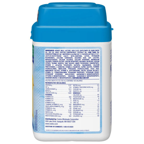 Sữa Bột Công Thức Kirkland Signature Dual HMO Non-GMO ProCare Infant Formula – Lon 42 Oz 