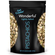 Hạt Dẻ Cười Rang Muối Wonderful Pistachios Roasted and Lightly Salted – Túi 48 Oz