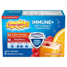 Bột Sủi Hỗ Trợ Tăng Cường Hệ Miễn Dịch & Bổ Sung Vitamin C Emergen-C Immune+ - Hộp 90 Gói