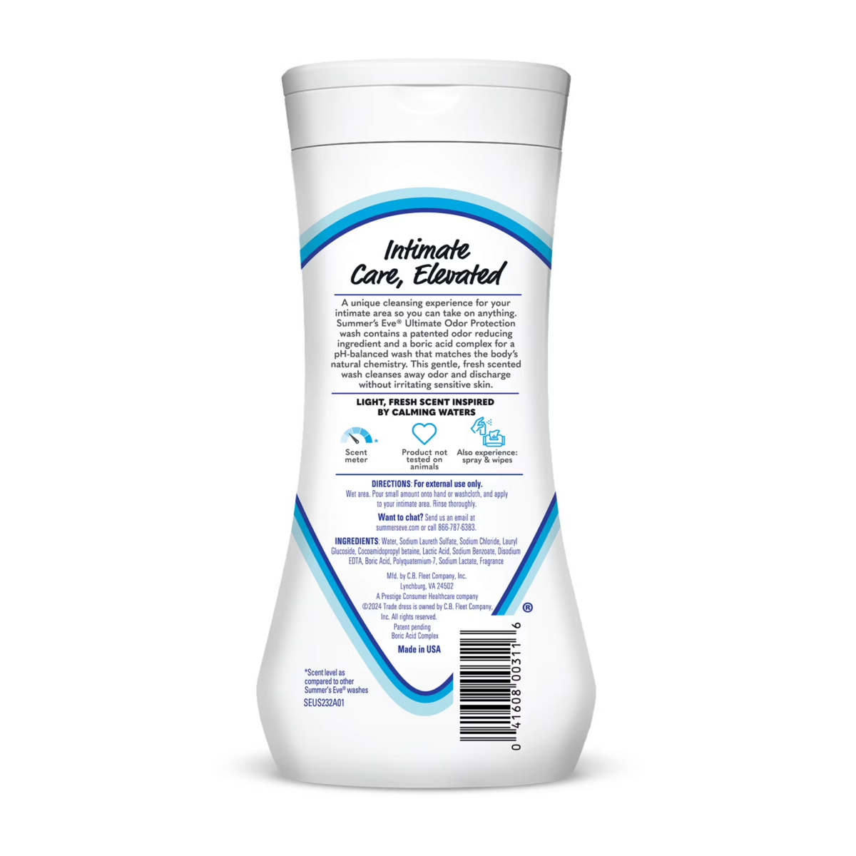 Dung Dịch Vệ Sinh Phụ Nữ Summer’s Eve Ultimate Odor Protection Daily Feminine Wash – Chai 444ml