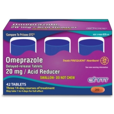 Viên Uống Hỗ Trợ Giảm Axit Dạ Dày Ohm Omeprazole Delayed Release Tablets 20mg – Set 42 Viên