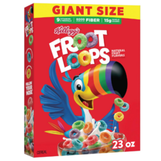 Ngũ Cốc Ăn Sáng Vị Trái Cây Kellogg’s Froot Loops Breakfast Cereal – Hộp 23 Oz