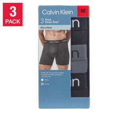 Quần Lót Nam Dáng Boxer Size M Calvin Klein Men’s Boxer Brief – Set 3 Quần