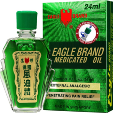 Dầu Gió Xanh Mỹ Eagle Brand Medicated Oil - Chai 24ml