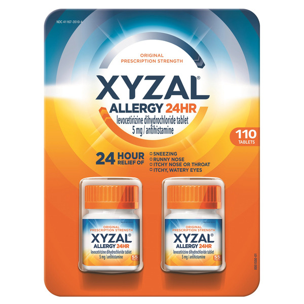 Thuốc Kháng Dị Ứng Xyzal Levocetirizine Dihydrochloride 5 mg – Hộp 110 Viên