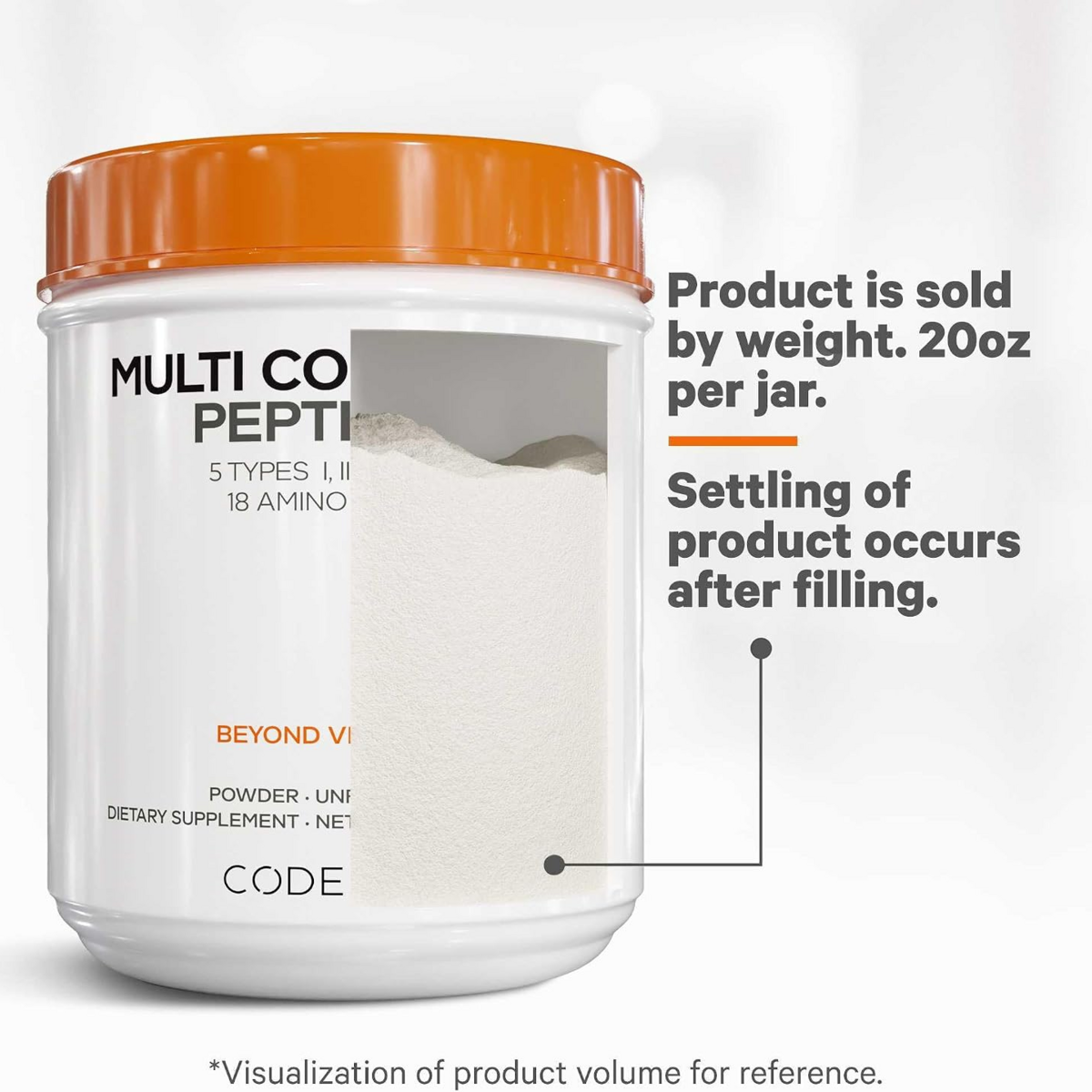 Bột Codeage Multi Collagen Peptides – Hộp 567g