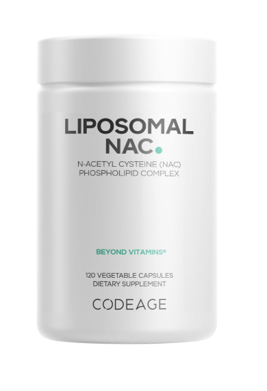 Viên Uống Codeage Liposomal NAC N-Acetyl Cysteine – Hộp 120 Viên