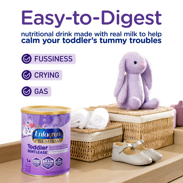 Sữa Bột Dinh Dưỡng Enfagrow Premium Gentlease Toddler Nutritional Drink – Lon 29.1 Oz