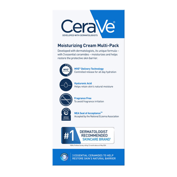Kem Dưỡng Ẩm Chuyên Sâu CeraVe Moisturizing Cream For Normal To Dry Skin – Set 2 Hộp 16 Oz