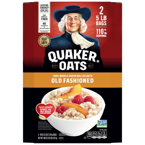 Yến Mạch Quaker Oats Old Fashioned - Set 2 Hộp x 5Lb