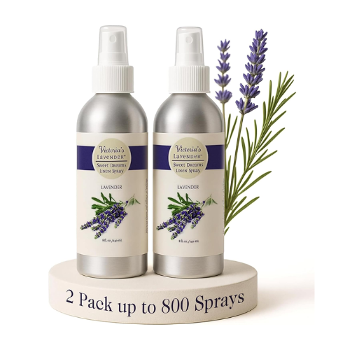 Xịt Thơm Tinh Dầu Oải Hương Victoria’s Lavender Sweet Dreams Linen Spray – Set 2 Chai x 240 ml
