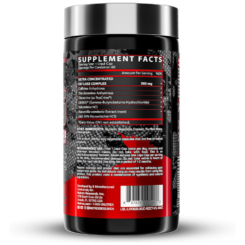 Viên Uống Nutrex Research Lipo-6 Black Ultra Concentrate – Hộp 60 Viên