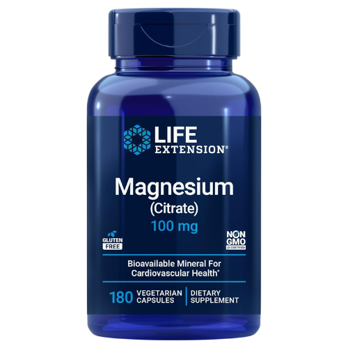 Viên Uống Life Extension Magnesium Citrate 100 mg – Hộp 180 Viên