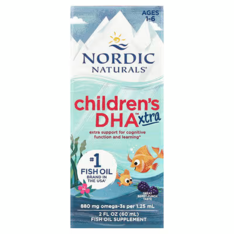 Dầu Cá Cho Bé 1-6 Tuổi Nordic Naturals Children’s DHA Xtra Vị Berry Punch – Chai 60 ml
