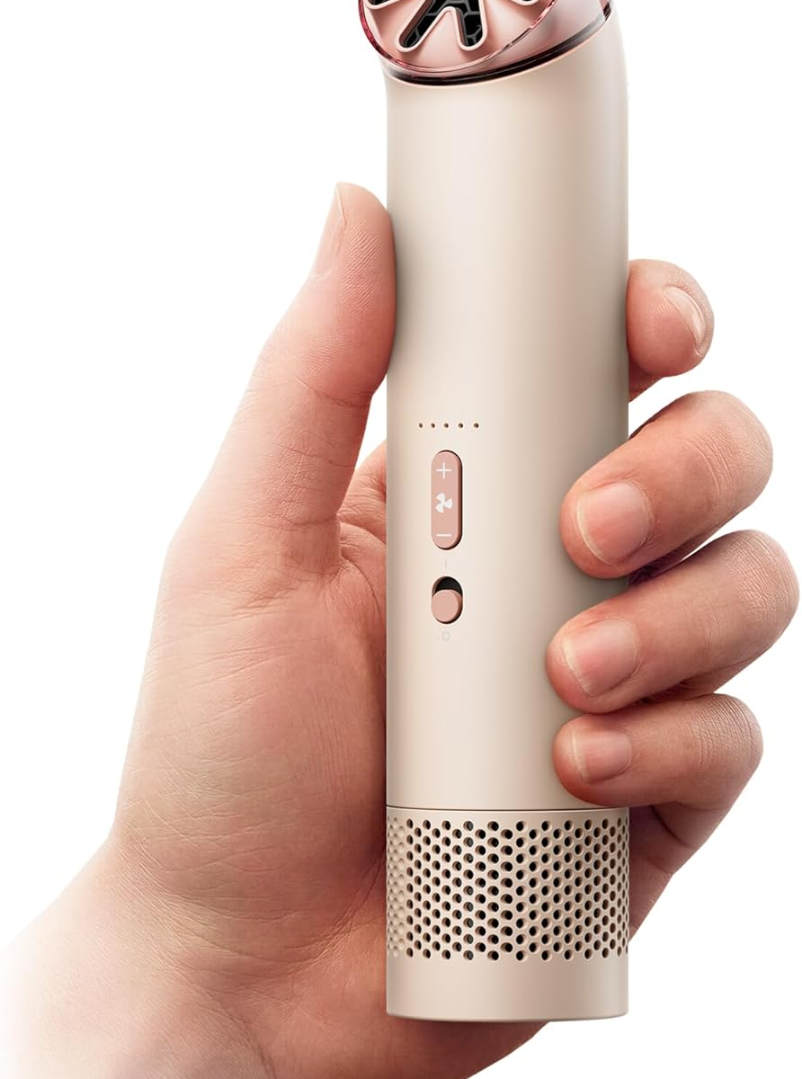 Quạt Cầm Tay Dyson HushJet Mini Cool Fan Stone/Blush 