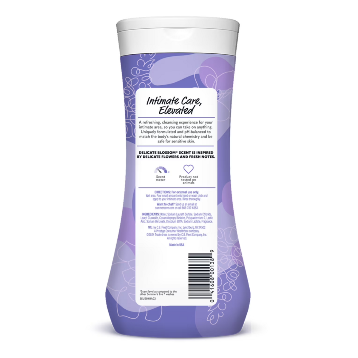 Dung Dịch Vệ Sinh Phụ Nữ Summer’s Eve Delicate Blossom Daily Feminine Wash – Chai 444ml