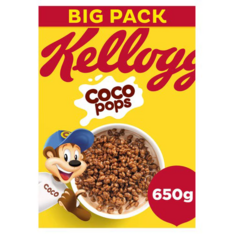 Ngũ Cốc Socola Kellogg's Coco Pops Chocolate Breakfast Cereal – Bộ 3 Hộp x 650g