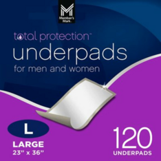 Tấm Lót Chống Thấm Member's Mark Total Protection Underpads Large - 120ct
