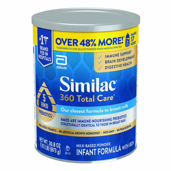 Sữa Công Thức Similac 360 Total Care Infant Formula - Lon 873g