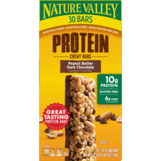 Kẹo Socola Dẻo Nature Valley Peanut Butter Dark Chocolate Protein Chewy Bar – Hộp 30 Thanh