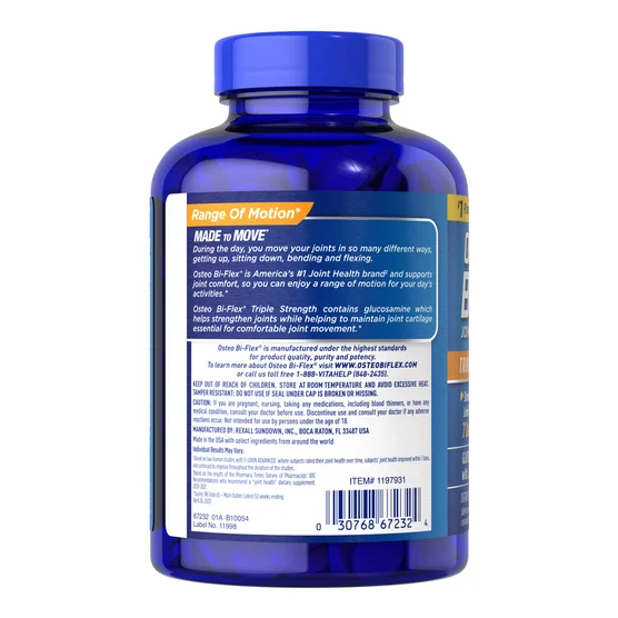 Viên Uống Osteo Bi-Flex Triple Strength – Hộp 200 Viên