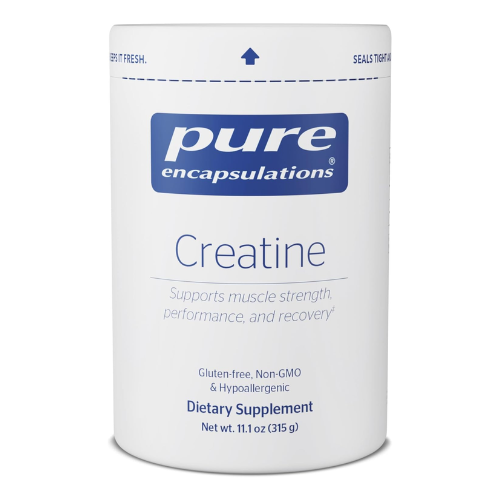 Bột Creatine Hỗ Trợ Sức Mạnh Cơ Bắp Pure Encapsulations Creatine – Hộp 315G