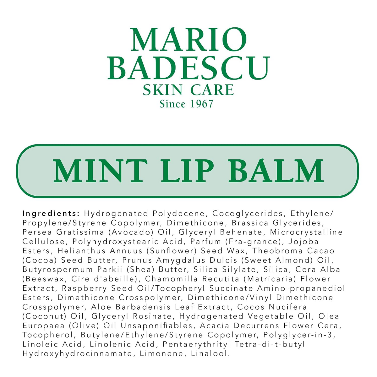 Son Dưỡng Môi 3 Hương Mario Badescu Moisturizing Lip Balm Original, Rose & Mint – Set 3 Tuýp x 10g