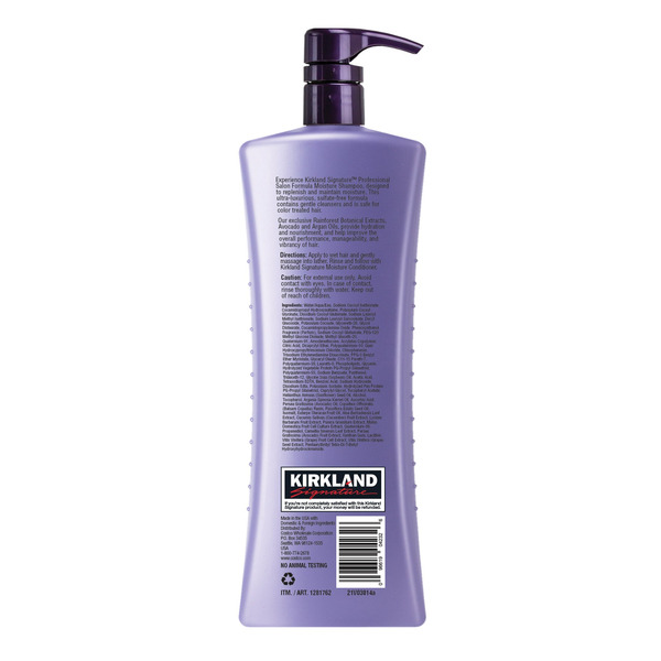 Dầu Gội Dưỡng Ẩm Kirkland Signature Moisture Shampoo – Chai 33.8 fl oz
