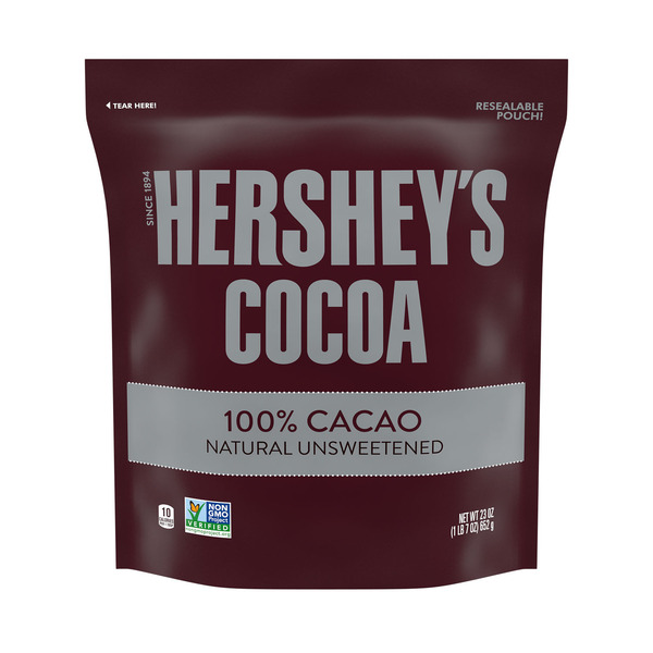 Bột Cacao Nguyên Chất Hershey’s Unsweetened 100% Cocoa – Túi 23 Oz