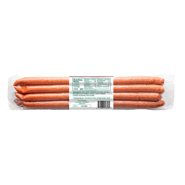 Xúc Xích Bò Ăn Liền Greenridge Farm Beef Snack Sticks – Túi 1002g