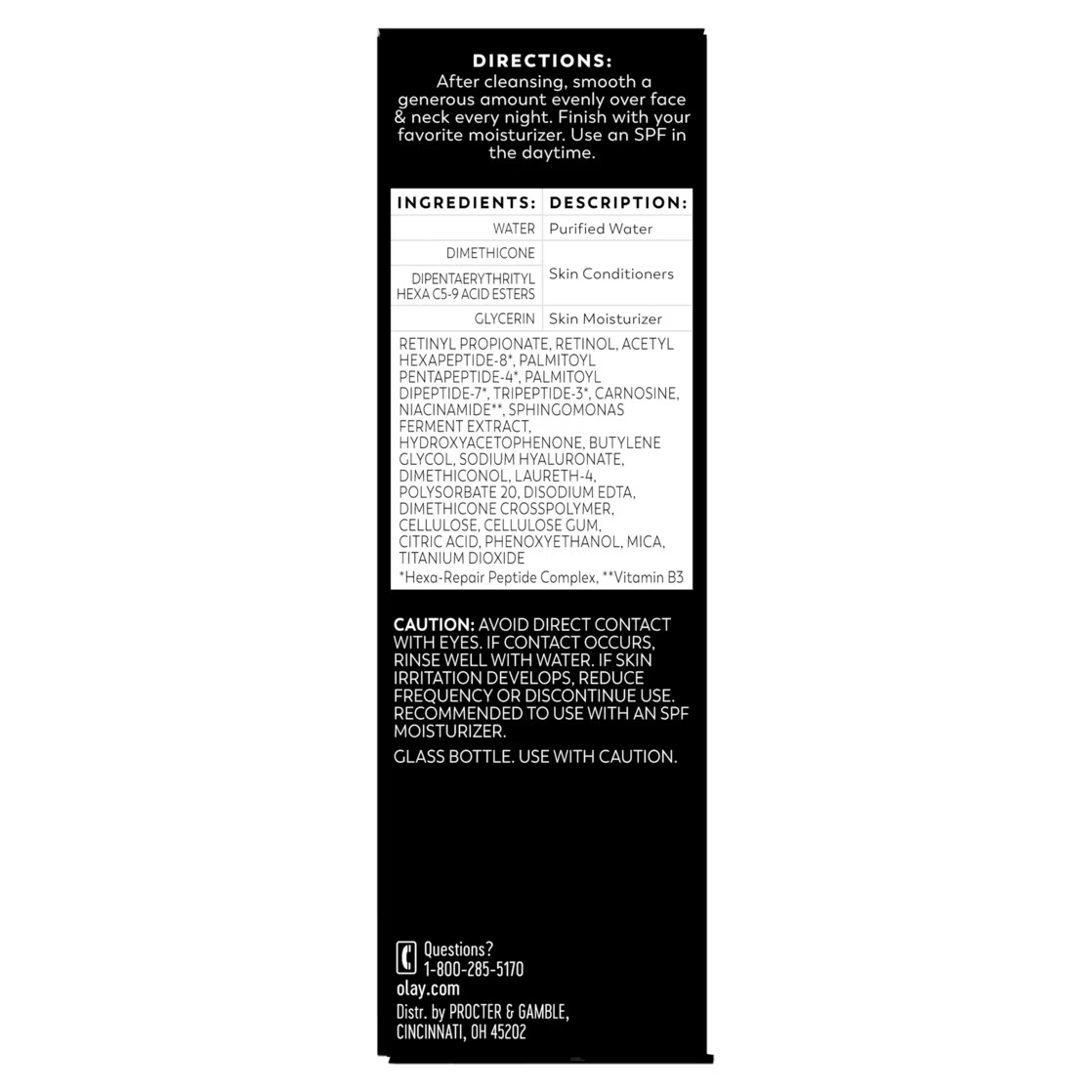 Tinh Chất Dưỡng Da Olay Regenerist Face Conditioner Treatment Serum Fragrance-Free – Chai 1.7 Oz