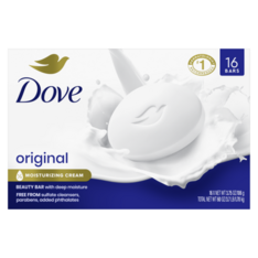 Xà Phòng Dưỡng Ẩm và Làm Sạch Dove Beauty Bar - Hộp 16 Thanh X 106g