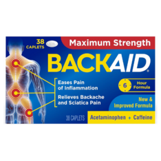 Viên Uống Giảm Đau Backaid Maximum Strength – Hộp 38 viên