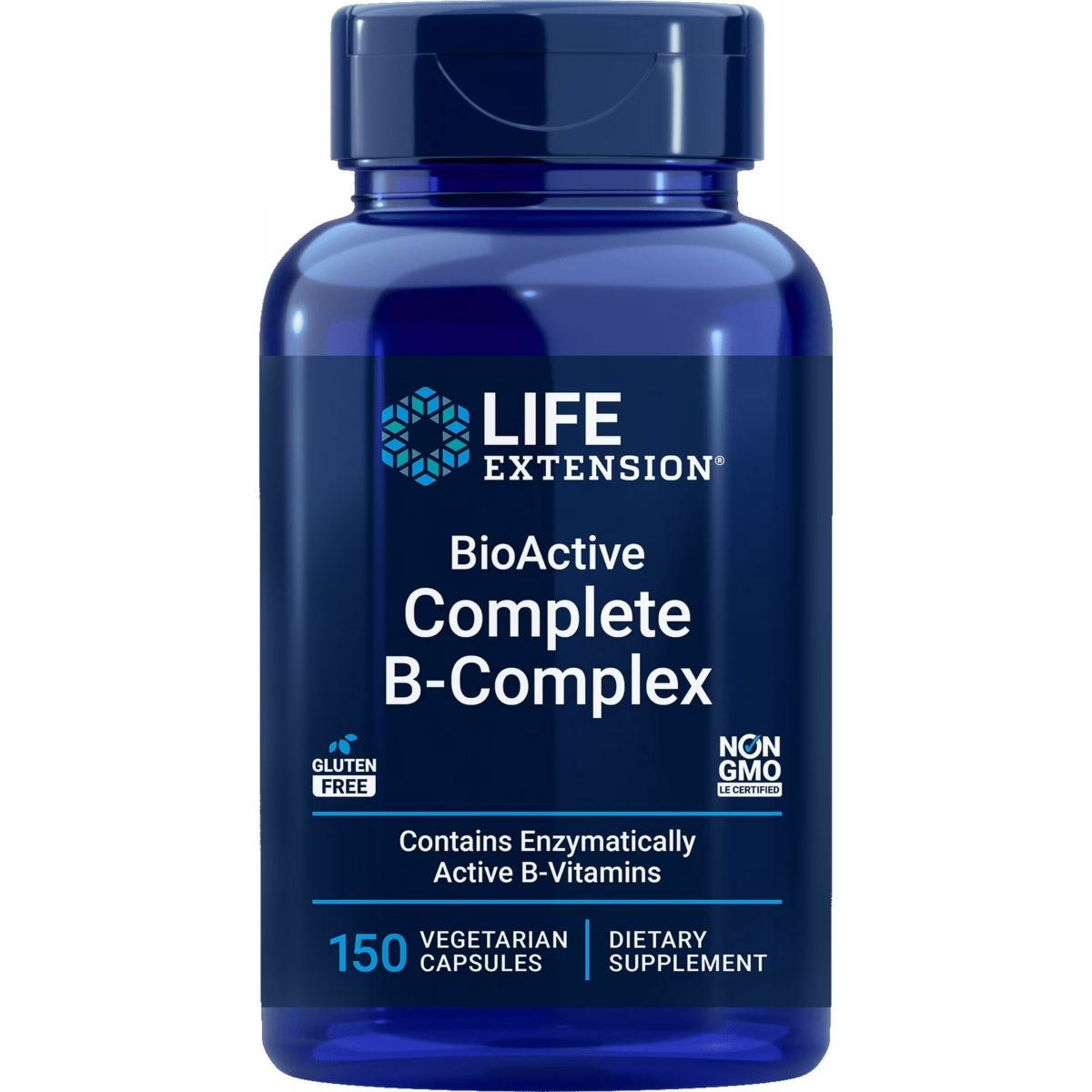 Viên Uống Vitamin B Tổng Hợp Life Extension BioActive Complete B-Complex – Hộp 150 Viên
