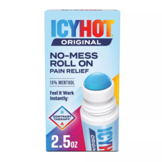 Kem Bôi Giảm Đau Ngoài Da Icy Hot Original No-Mess Roll-On – Thanh 2.5 Oz