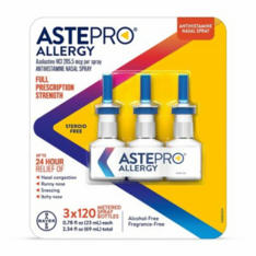 Xịt Mũi Hỗ Trợ Giảm Dị Ứng & Nghẹt Mũi Astepro Allergy – 3 Chai X 23ml