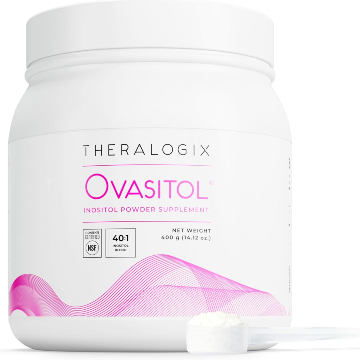 Bột Uống Hỗ Trợ Sức Khỏe Nội Tiết Theralogix Ovasitol Inositol Powder – Hộp 400g