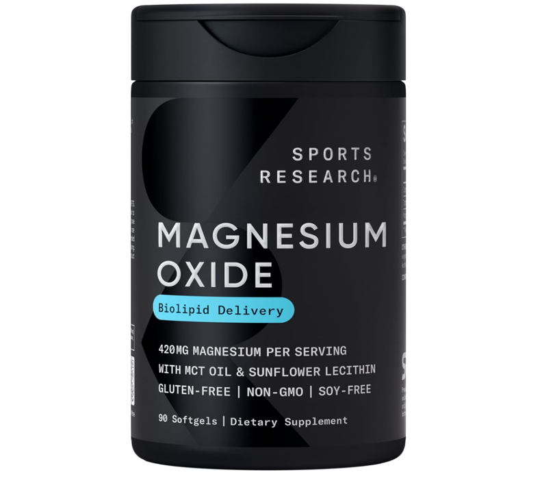 Viên Uống Sports Research Magnesium Oxide 420mg – Hộp 90 Viên