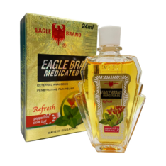Dầu Gió Vàng Mỹ Eagle Brand Medicated Oil - Chai 24ml