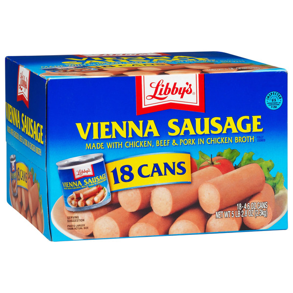 Xúc Xích Đóng Hộp Libby's Vienna Sausage – Thùng 18 Hộp x 4.6 oz