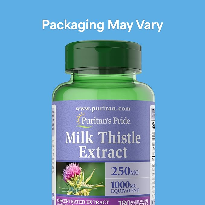 Viên Uống Puritan’s Pride Milk Thistle Hỗ Trợ Chức Năng Gan - Hộp 180 Viên