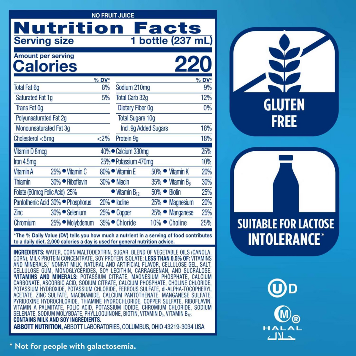 Sữa Nước Ensure Original Nutrition Shake Strawberry Vị Dâu – Thùng 16 Chai x 237ml